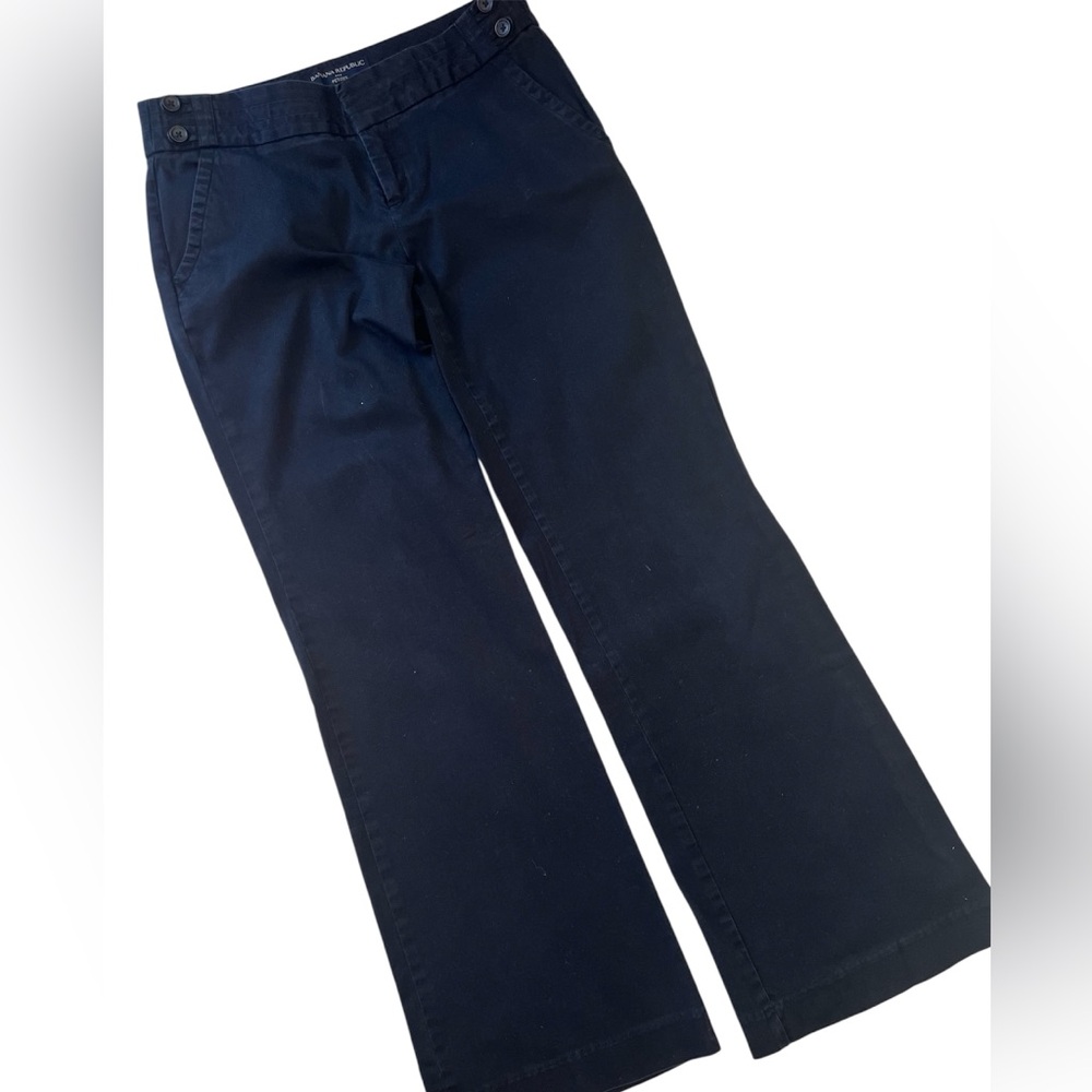 Banana Republic Flare Leg Pants Black 4P